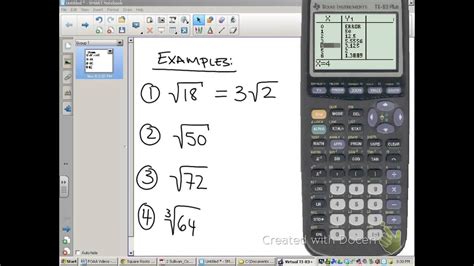 calculator that simplifies radicals